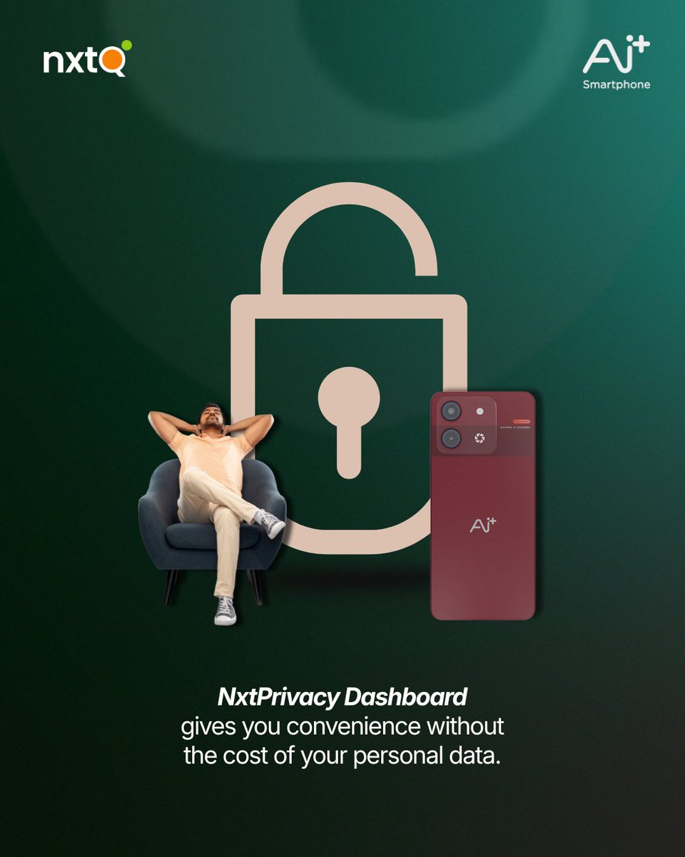 NxtQuantumOS's tweet image. Convenience shouldn’t come at the cost of your privacy. 

With NxtPrivacy Dashboard, you get seamless usage and full control over who sees what.

#NxtQuantumOS #AiPlusSmartphone #NxtPrivacyDashboard