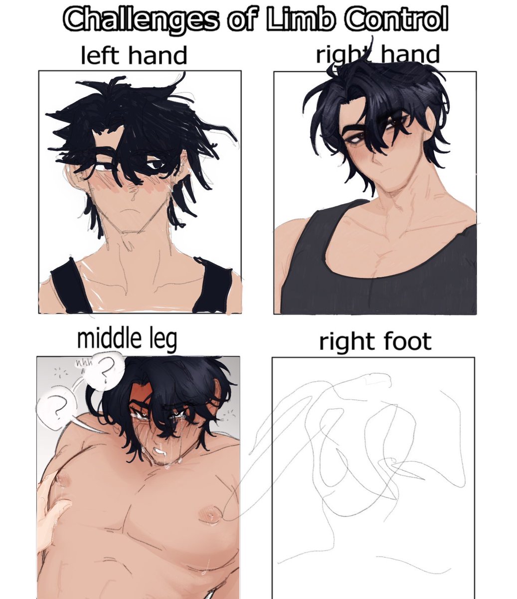 drawing with a foot is hard.

#dokjoong