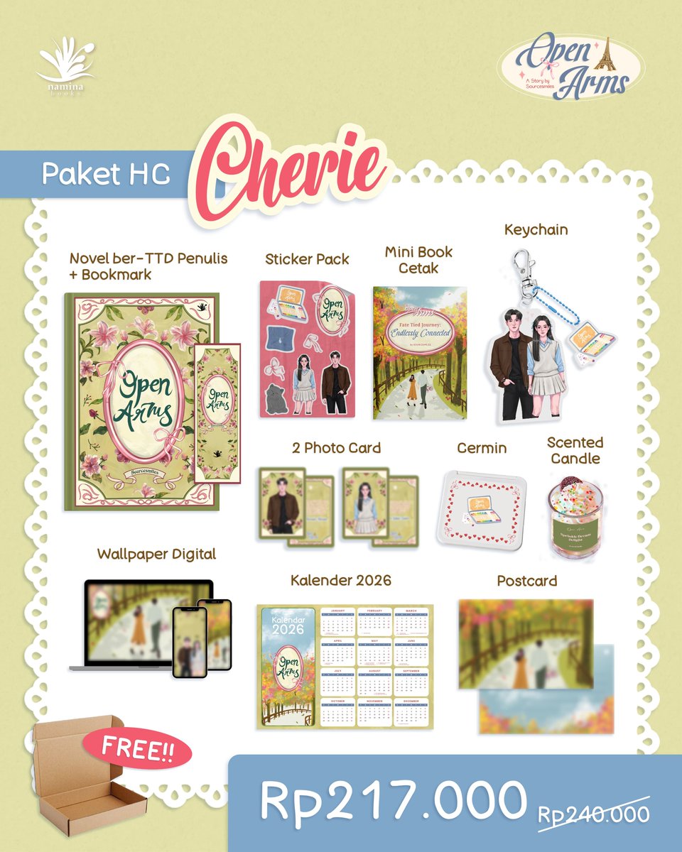 naminabooks's tweet photo. Dan jangan lewatkan hadiahnya bagi kalian yang beruntung❤️ https://t.co/wD8xarhOxf