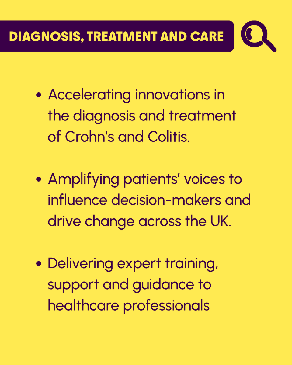 We’re working with healthcare professionals to improve diagnosis, treatment and care for people with Crohn’s and Colitis. By backing new tests, speeding diagnosis and using real experiences to shape care, no one is left fighting for the support they need🔗crohnsandcolitis.org.uk/our-work/about…
