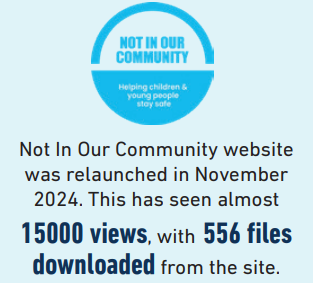 We recently published our annual report, demonstrating the amount of work the OPCC has carried out in 2024/25.

Not in Our Community (NIOC) was co-produced with young people in the Humber area, funded by the OPCC.

To read our annual report, visit ow.ly/S3Ow50Xy0FO
