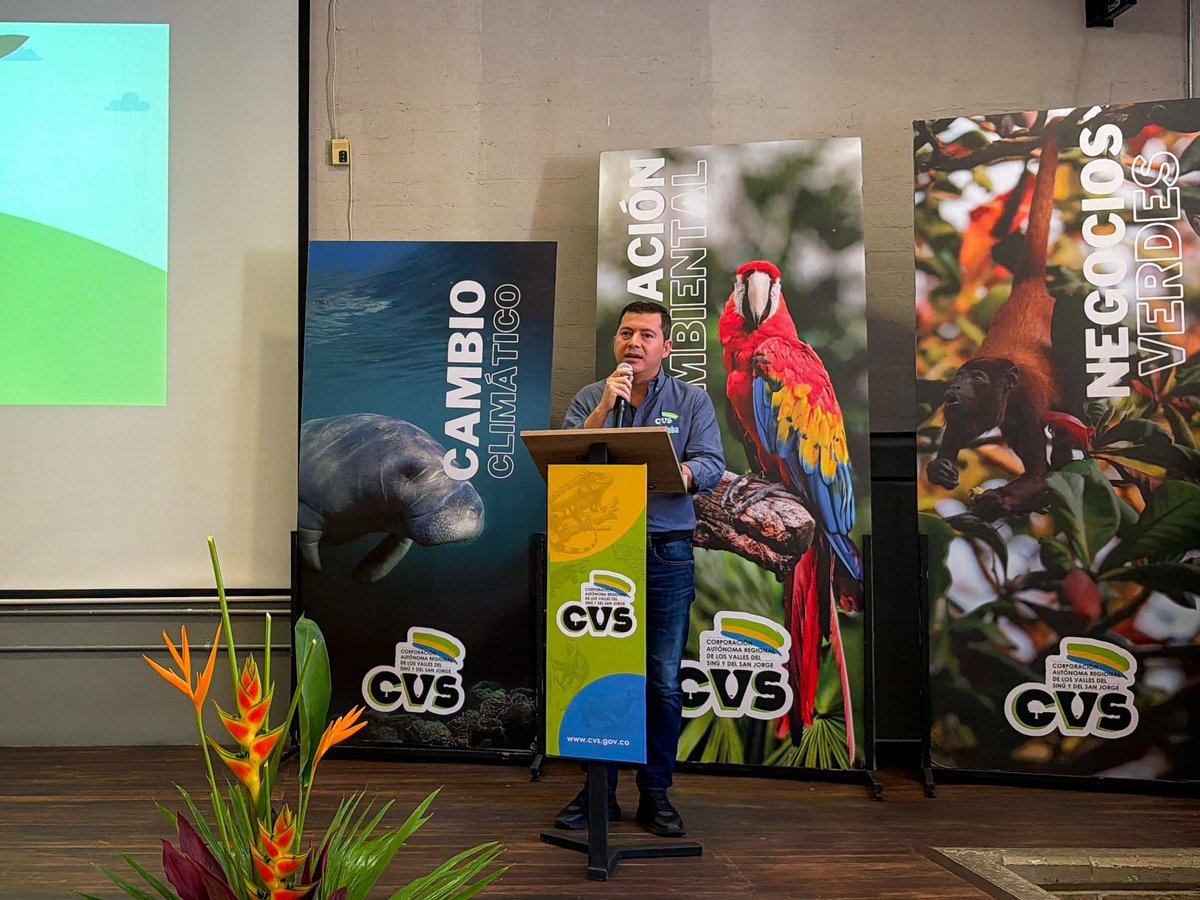 CristyRinconHar's tweet image. LA ALIAZA ENTRE LA @CorporacionCVS @Unicordoba_Col HACE EL LANZAMIENTO DE LA CÁTEDRA AMBIENTAL Q VA A LLEVAR A NTRA SOCIEDAD Y DE MANERA ESPECIAL A NTROS JÓVENES Y NIÑOS COMPRENDAN, PROTEJAN Y VALOREN SU ENTORNO NATURAL
ESTO NOS POSESIONA COMO UN DPTO COMPROMETIDO AMBIENTALMENTE