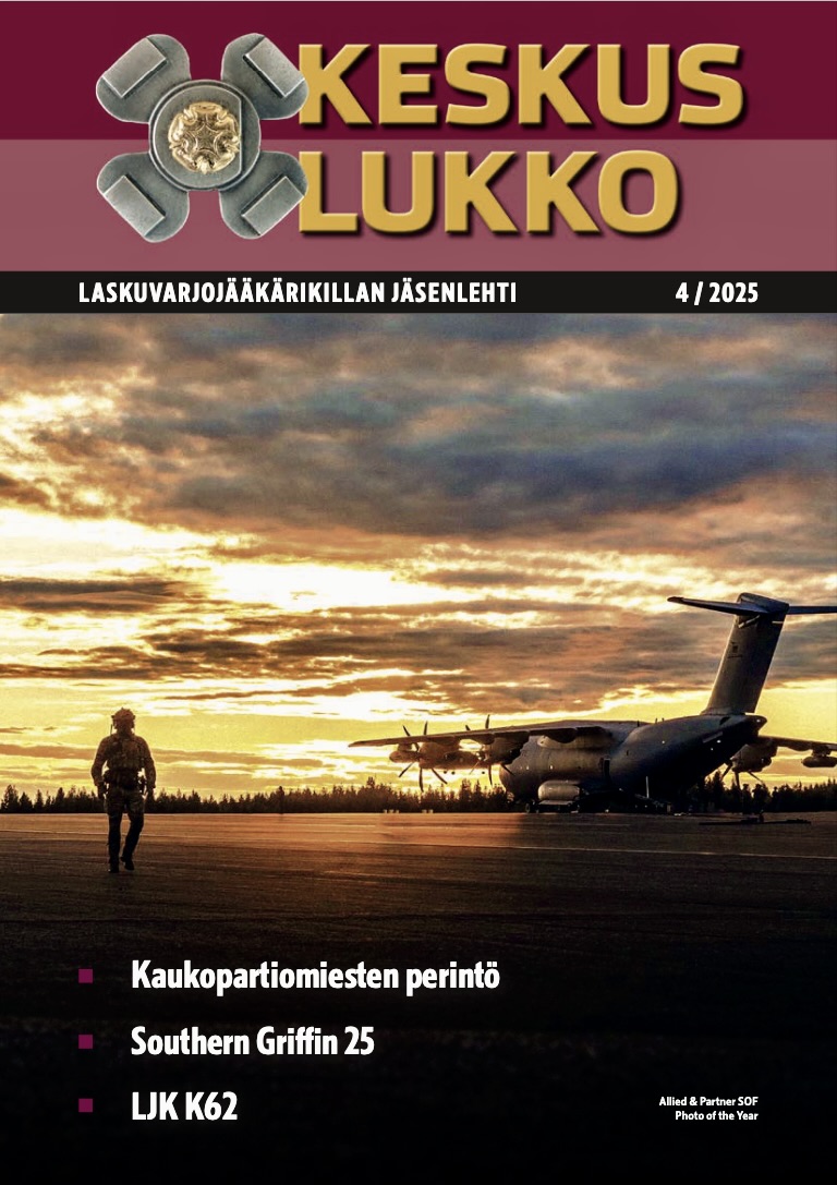 Lukko 4-25 uunissa!

LJK K62, K64, SG25, VBSS, ETO, Kaukopartiomiehet Utissa, Sotilaspappi, Erikoisjoukot-kirja, Ukraina, Osasto Hynnä, Erikoisjoukkokurssi - elämän parasta aikaa! 

Karut on ajat - pysykää liikkeessä!

#laskuvarjojääkäri <a href="/UtinJR/">Utin jääkärirykmentti</a> #FINSOF <a href="/NATO/">NATO</a>