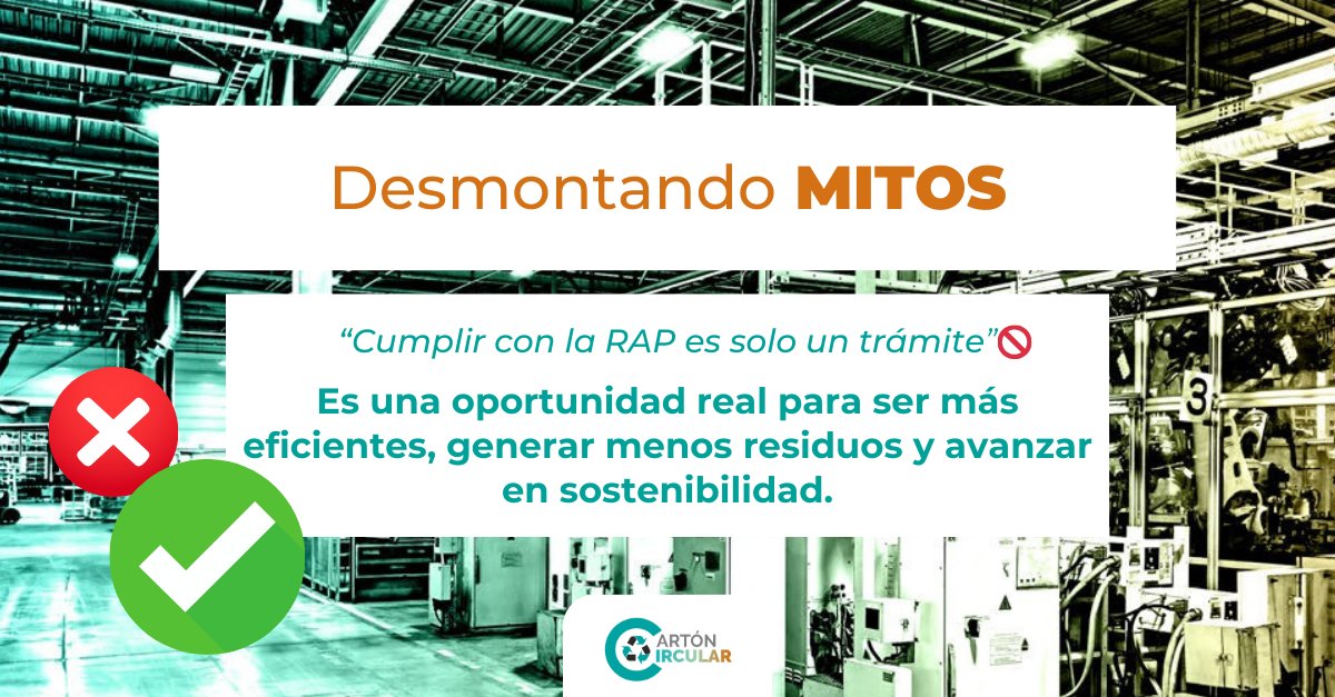 Carton_Circular's tweet image. ❌ Mito: Cumplir con el RD 1055/2022 es solo un trámite.

✅ Realidad: Es una oportunidad para mejorar procesos, reducir residuos y fortalecer el compromiso ambiental de las empresas. 🌱

#CartónCircular #SCRAP #RAP #EconomíaCircular #GestiónDeEnvases