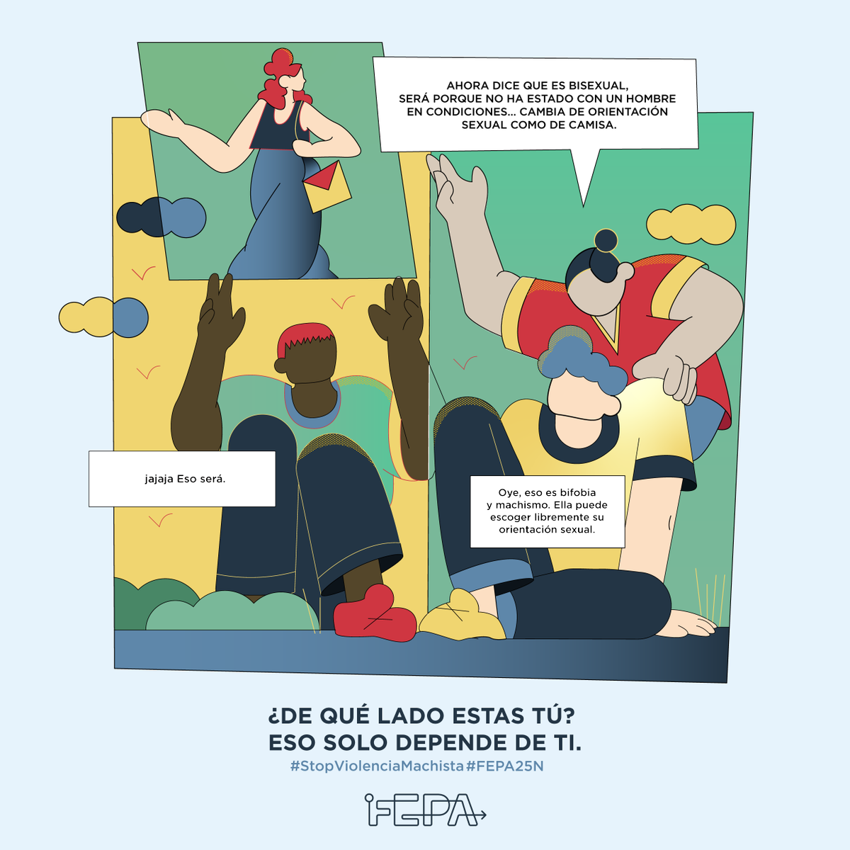 📢El Informe de Juventud 2024 de <a href="/InjuveSpain/">Injuve</a> alerta de un grave retroceso: 23% de chicos y 13% de chicas jóvenes cree que la violencia de género es un invento ideológico 

✊Defendamos el feminismo y combatamos los bulos.

#StopViolenciaMachista #DeQuéLadoEstás #25N