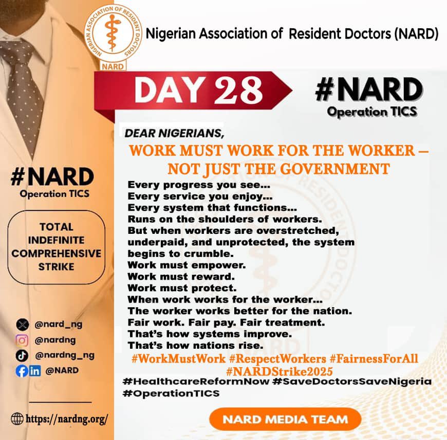 mohagirei's tweet image. Work must work for the worker, and not just the Government.
#NARDTICS Day 28.
@nard_nigeria TICS