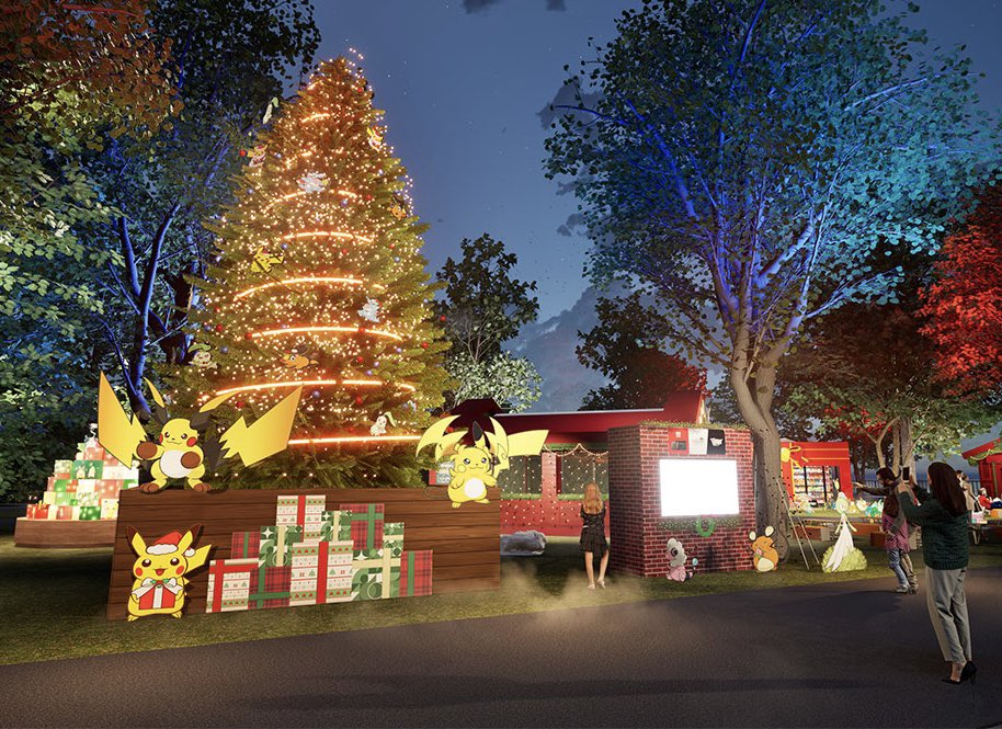 hamakoreykhm's tweet image. 横浜赤レンガ倉庫のクリスマスマーケット無料エリアで「ポケモンハッピーホリデー」12月11日から開催！ピカピカ“ほうでん”ツリーやポケモンヒュッテ、メガプレゼントBOXなど盛りだくさんhamakore.yokohama/pokemon-yokoha… ≫