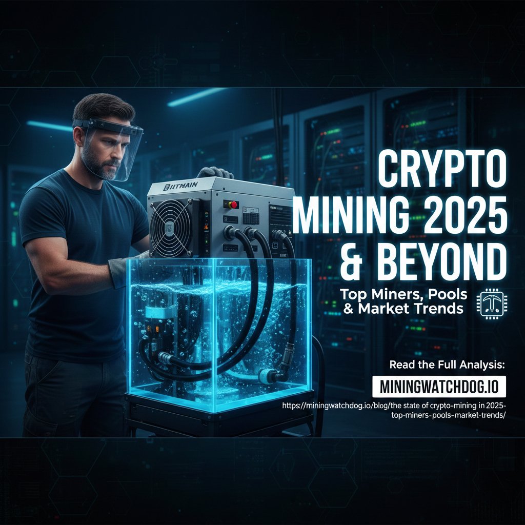 miningwatchdog's tweet image. The future of #CryptoMining is here! ⛏️ See the top trends, miners, and pools shaping the market in 2025 and beyond. Efficiency and regulation are key.

Read the full analysis: miningwatchdog.io/blog/the-state…

#MiningTrends #2025 #BlockchainTech #FutureofCrypto