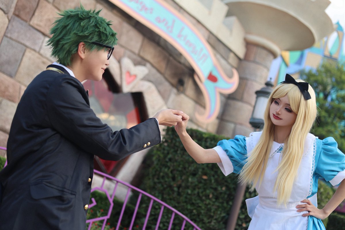 CasMiyu's tweet photo. ⚠︎クロスオーバー
🐇アリスとトランプ兵🃓
#Dハロ仮装2025
#Dハロ仮装
#Kenttale https://t.co/Ths2Zfm8nZ