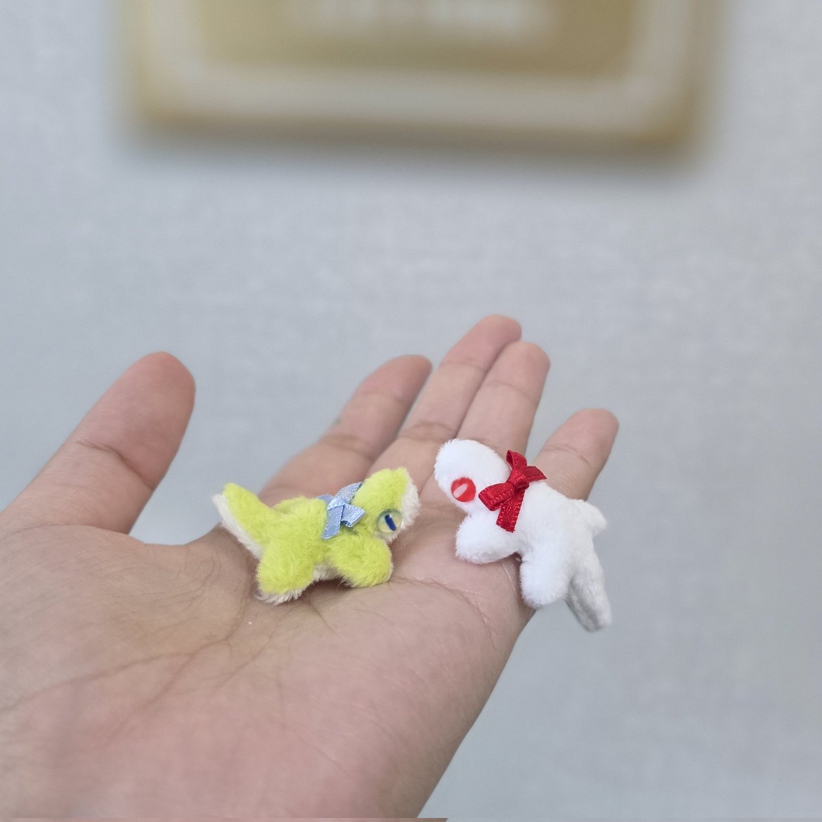 3~4cm
초미니 쪼꼬미즈 솜인형