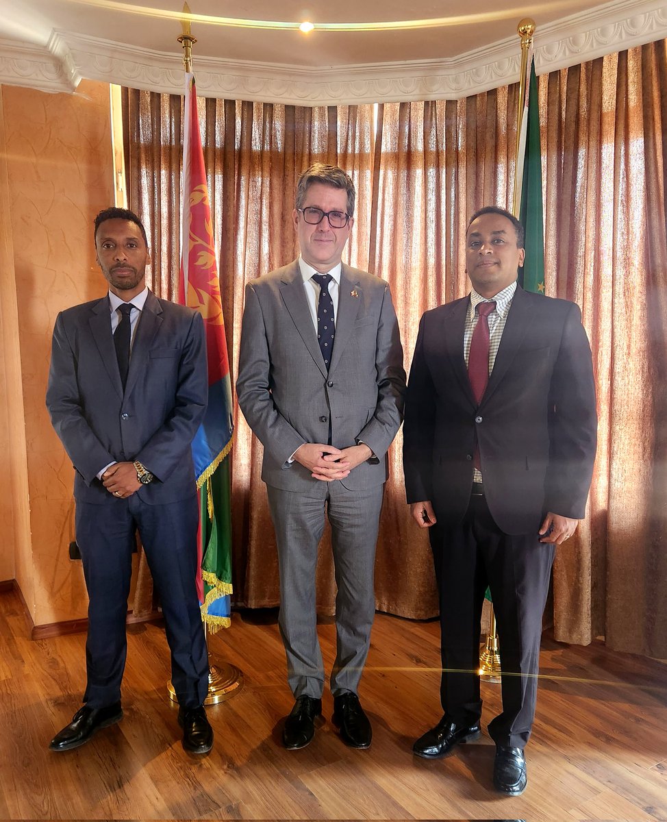 It was our pleasure to meet this morning with H.E. Amb. Nicolas Simard, Ambassador of Canada, and exchange views on bilateral and regional issues of mutual concern. 
<a href="/CanadaEthiopia/">Canada in Ethiopia</a>