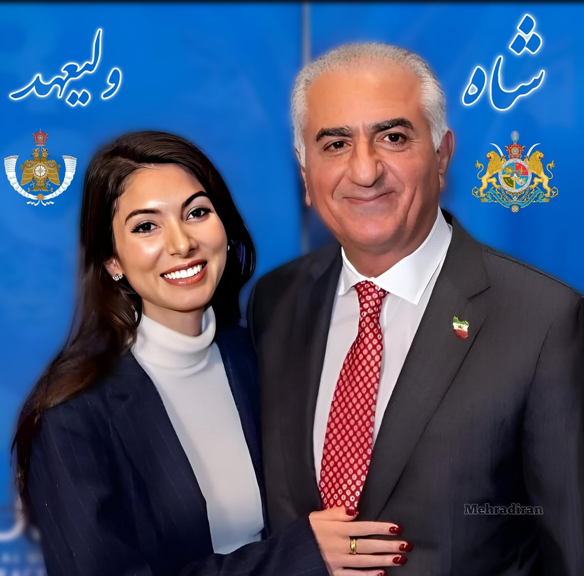 Mehradiran's tweet image. شاهدخت #ولیعهد_نور_پهلوی
قلب پادشاهی خواهان راستین است.

«نور بر تاریکی پیروز است»
#جاویدشاه