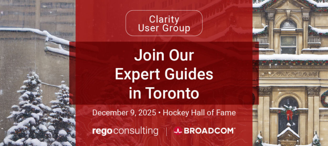 If Clarity drives your portfolio, this is the room you want to be in. The Clarity User Group is coming to Toronto for a focused day of product insights, best practices, and real conversations with fellow ePMO leaders. December 9 | Hockey Hall of Fame dy.si/fvbVf