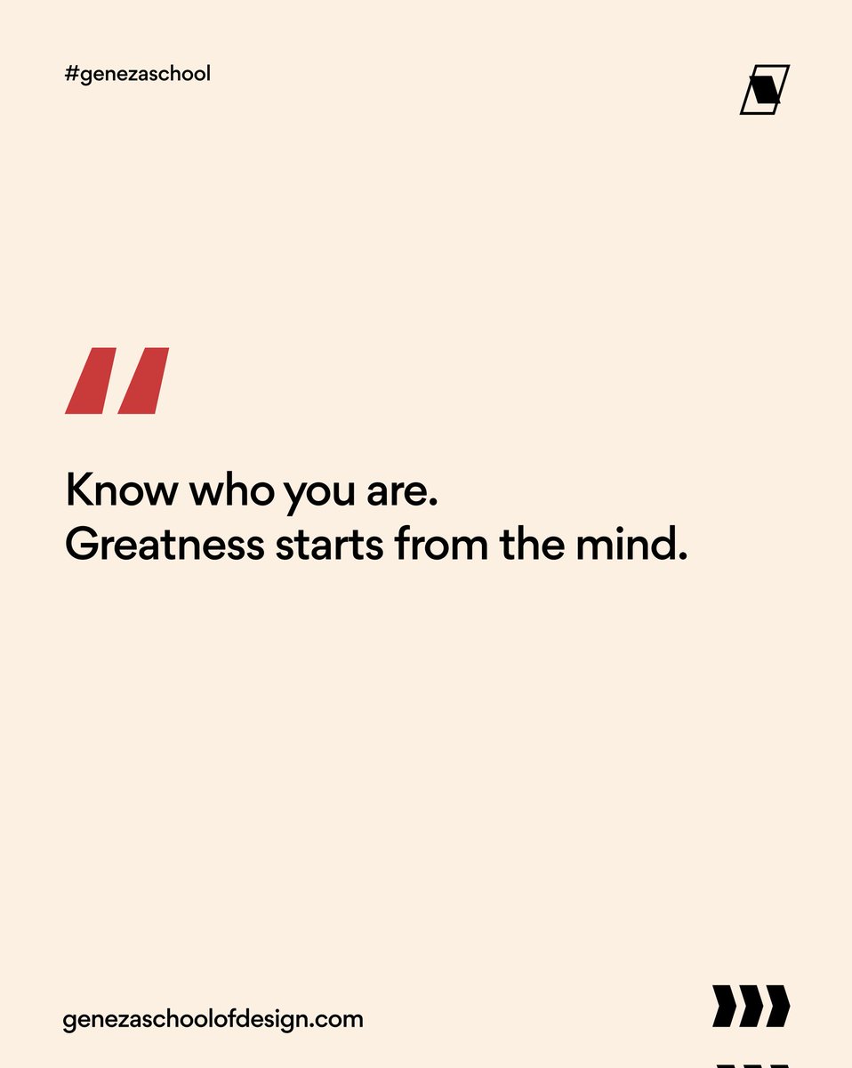 genezaschool's tweet image. you’ll find something here that sharpens your thinking, and helps your work stand out in a crowded space.

#branddesign #designtips #creativejourney #brandstrategy