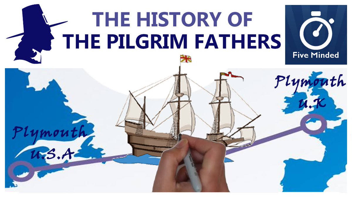 fiveminded's tweet image. A short history of Thanksgiving and the Pilgrim Fathers #Thanksgiving 
📽️youtu.be/2oO2N-5t9II