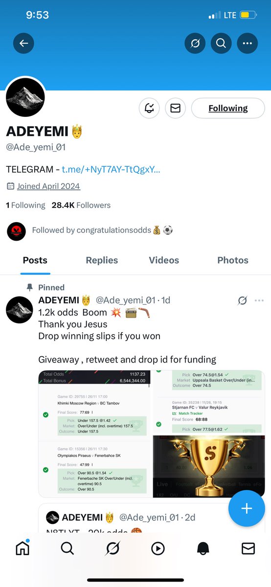<a href="/cindy_blog/">Cindymonel™</a> <a href="/Ade_yemi_01/">ADEYEMI🤴</a> Please you guys should be aware he lured people to fall into his fake giveaway and fake winning tickets on X just to scam them. Please repost guys 🙏🙏🙏🙏🙏