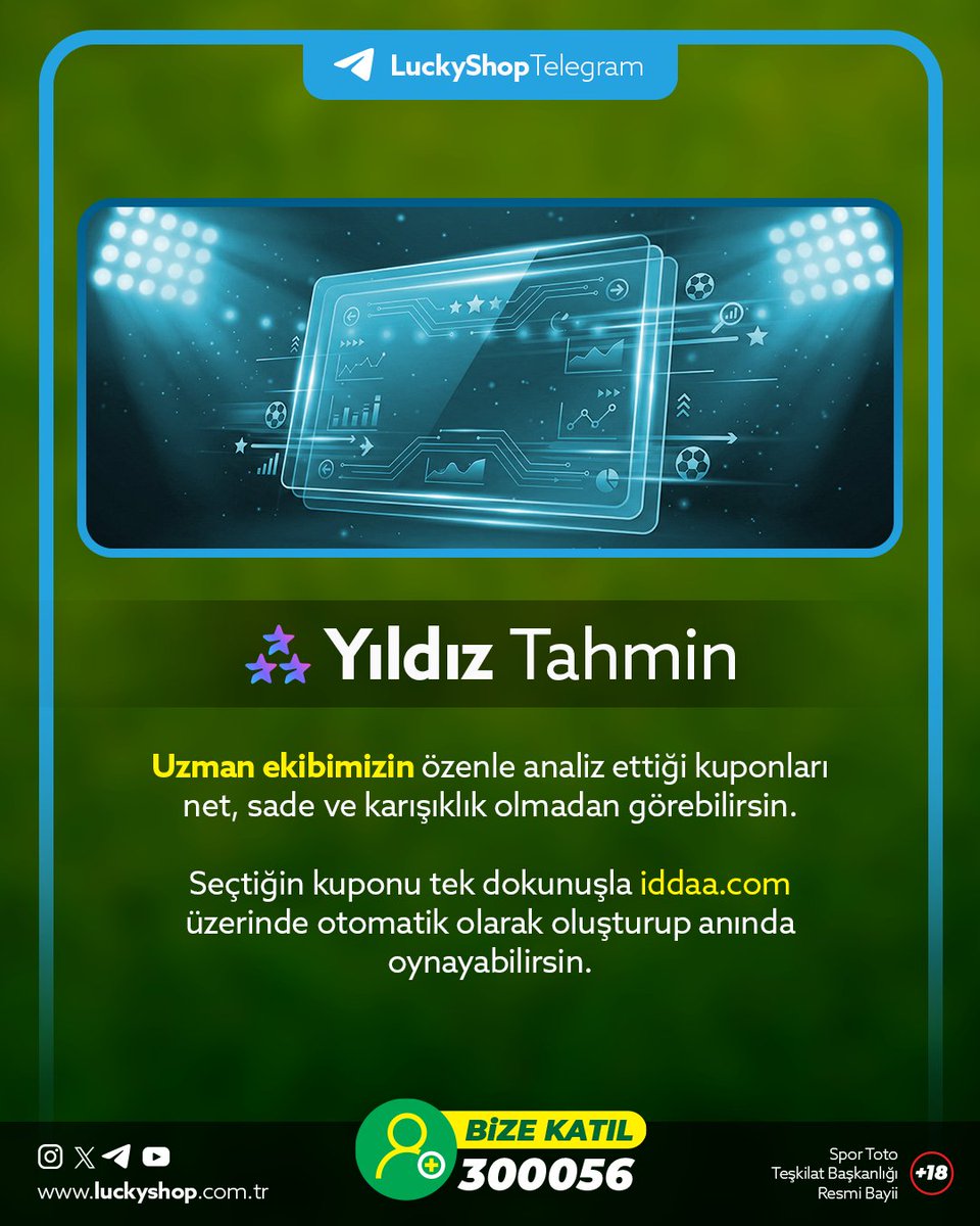 luckyshopcom's tweet image. Tahminden daha fazlasını arıyorsan doğru yerdesin!
Uzmanların analizleri, güçlü fırsatlar, gerçek kullanıcılarla karşılıklı fikir alışverişi ve daha fazlası.

telegram.luckyshop.com.tr

Topluluğa katıl, oyunun bir adım önünde ol!
Hepsi LuckyShop Telegram’da seni bekliyor.
