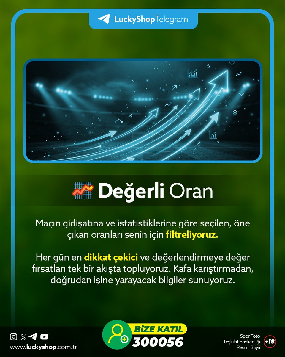 luckyshopcom's tweet image. Tahminden daha fazlasını arıyorsan doğru yerdesin!
Uzmanların analizleri, güçlü fırsatlar, gerçek kullanıcılarla karşılıklı fikir alışverişi ve daha fazlası.

telegram.luckyshop.com.tr

Topluluğa katıl, oyunun bir adım önünde ol!
Hepsi LuckyShop Telegram’da seni bekliyor.