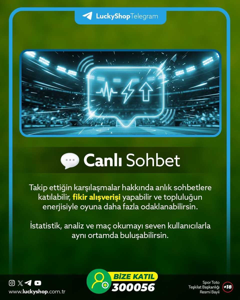 luckyshopcom's tweet image. Tahminden daha fazlasını arıyorsan doğru yerdesin!
Uzmanların analizleri, güçlü fırsatlar, gerçek kullanıcılarla karşılıklı fikir alışverişi ve daha fazlası.

telegram.luckyshop.com.tr

Topluluğa katıl, oyunun bir adım önünde ol!
Hepsi LuckyShop Telegram’da seni bekliyor.