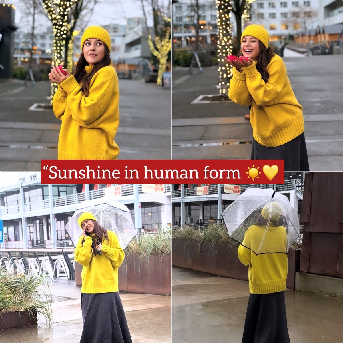 tellykhazana's tweet photo. Sunshine in human form ☀💛 #ShehnaazGill #YellowVibes #GlowGoals #StyleOnPoint https://t.co/2lnQnpORK2