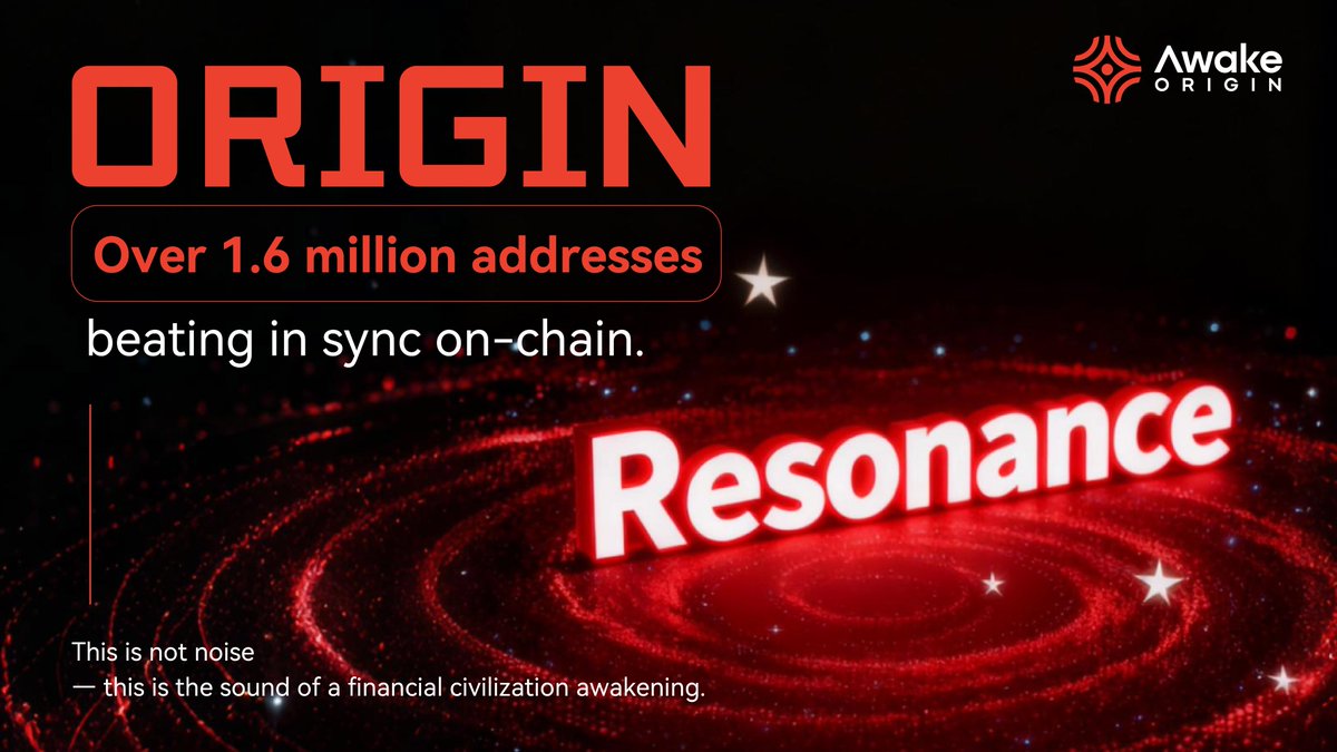 SaluteOrigin's tweet image. 🌐 Over 1.6 million addresses beating in sync.
Not noise — a heartbeat of financial civilization.
Consensus grows. Resonance spreads.
#ORIGIN #LGNS #Resonance #OnchainMovement