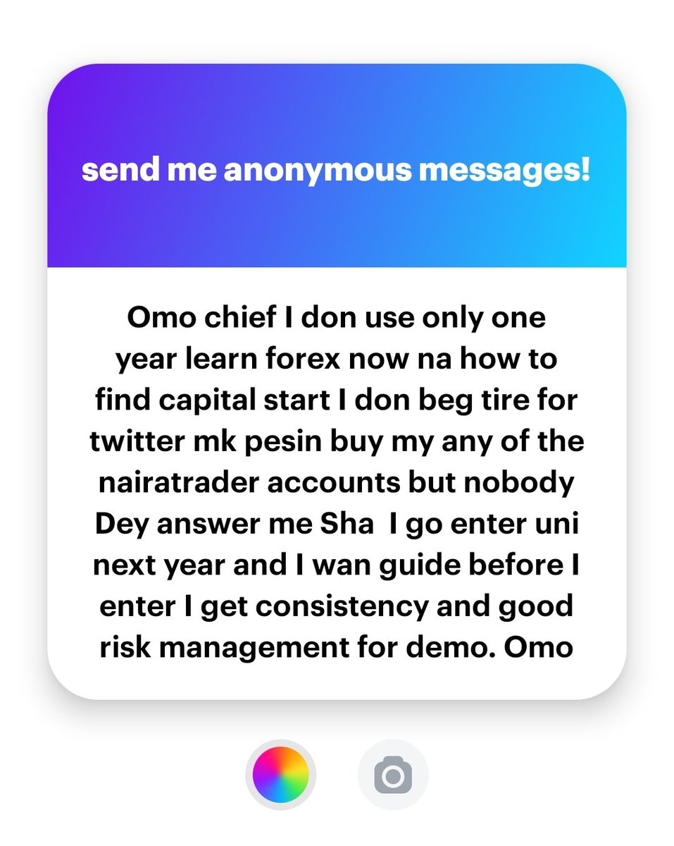 What is it with newbies looking for capital 😅😅. Sha, the market is always ready to teach us a lesson.

                  ^^^_____________^^^
Click bio link to send me anonymous message.
Share your struggles, mistakes, and  regrets so others can learn from your experience.