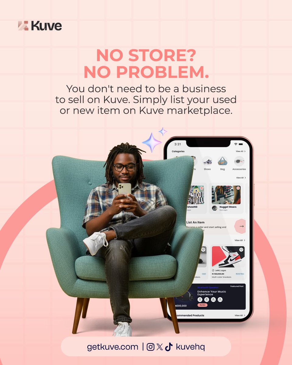 kuveHQ's tweet image. You don&apos;t need to have a business to make money. 

Now you can list your unused items in minutes on Kuve and get paid instantly and securely.

Start selling today.

getkuve.com/?utm_source=tw…

#SideHustle #KuveMarketplace #SellOnline 
#NoStoreNoProblem #DeclutterLagos