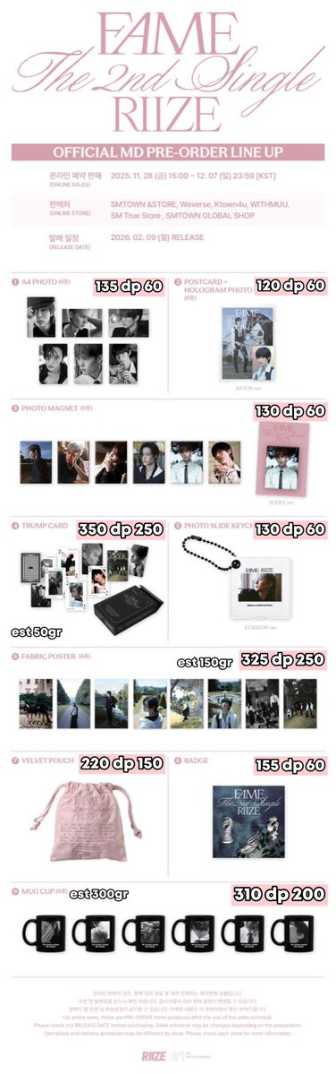 haetnimgo's tweet image. 🎬 OPEN PO — RIIZE SILENCE INSIDE THE FAME MD

♡ price on pict (idr)
♡ details md &amp;amp; open sharing on thread ⬇️

🛒 order by CHAT

📆 deadlines 6/12 ~ 12pm

✈️ ship tax bersih ina
🚚 release tba
📦 include packing
🏡 jabodetabek

t. fame riize anton wonbin sungchan shotaro sohee…