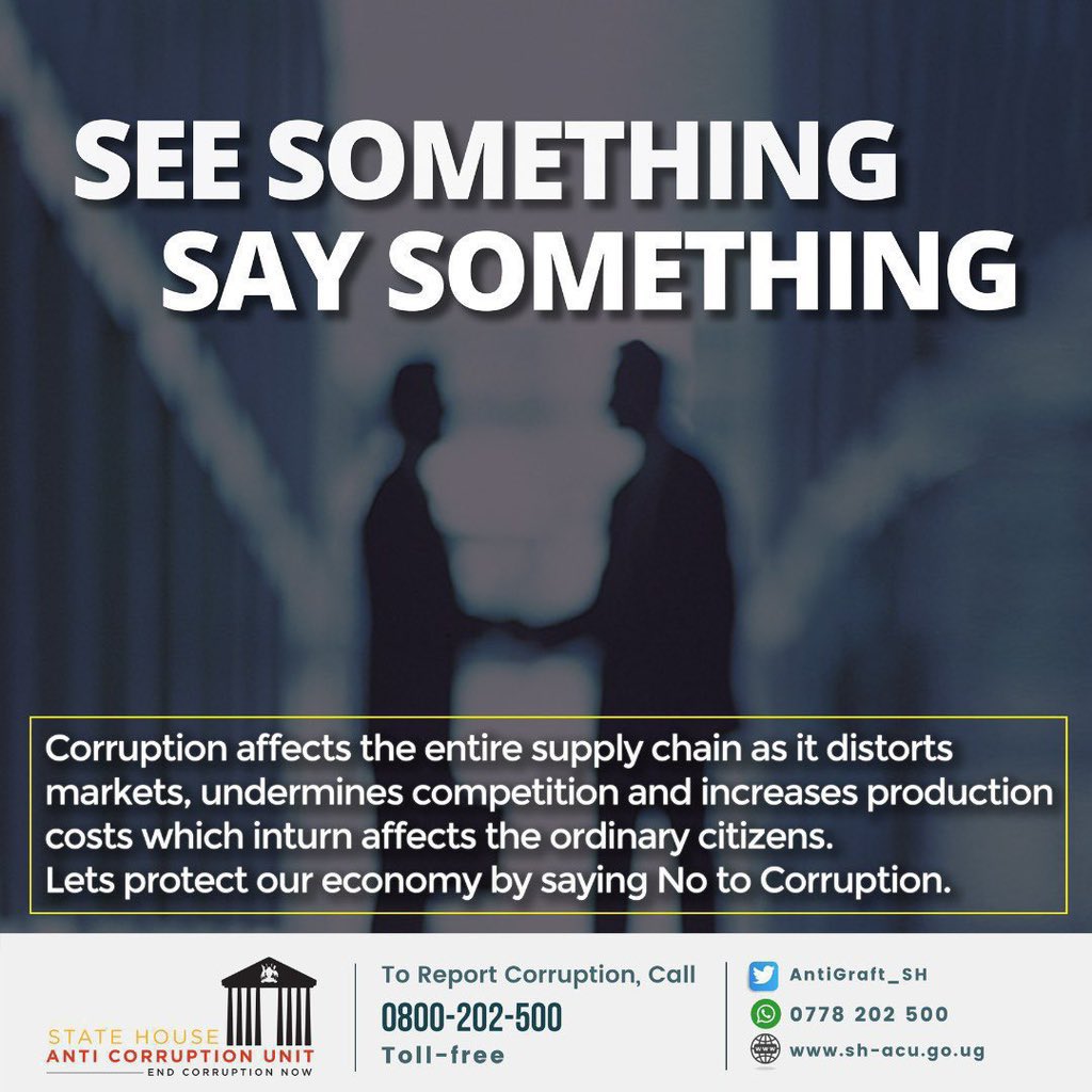 PatrioticUG2's tweet image. The society have a duty to support anti-Corruption initiatives by reporting Corruption and desisting from Corrupt conduct. it is important to give citizens an avenue to take active participation in holding their leaders accountable. #ExposeTheCorrupt @AntiGraft_SH