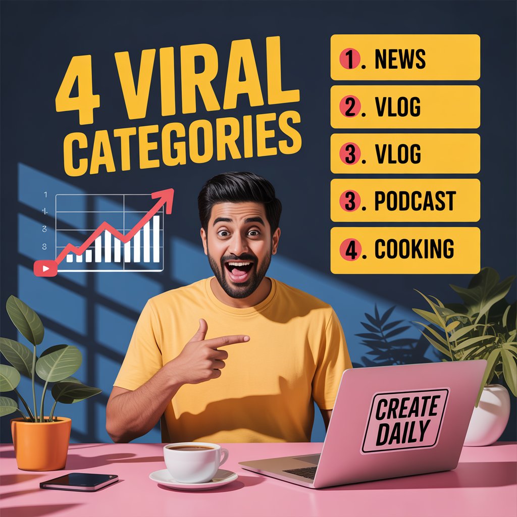 YouTuber par video banane k liye best category