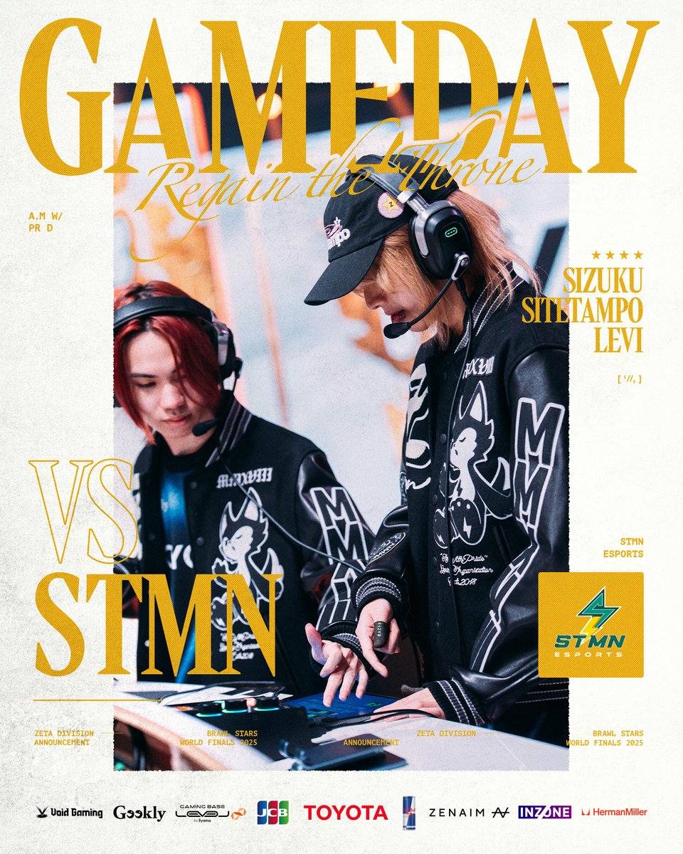 AIMWITHPRIDE's tweet image. ⚡Brawl Stars World Finals 2025

Group Stage // BO5
🇯🇵11/28(Fri) 23:30~
vs STMN Esports

The world is watching ⚡
世界にZETAの名を轟かせる！

📺youtube.com/live/jJ9zhTzPE…

#ZETAWIN #BrawlStars #BSWF25 #BSC25