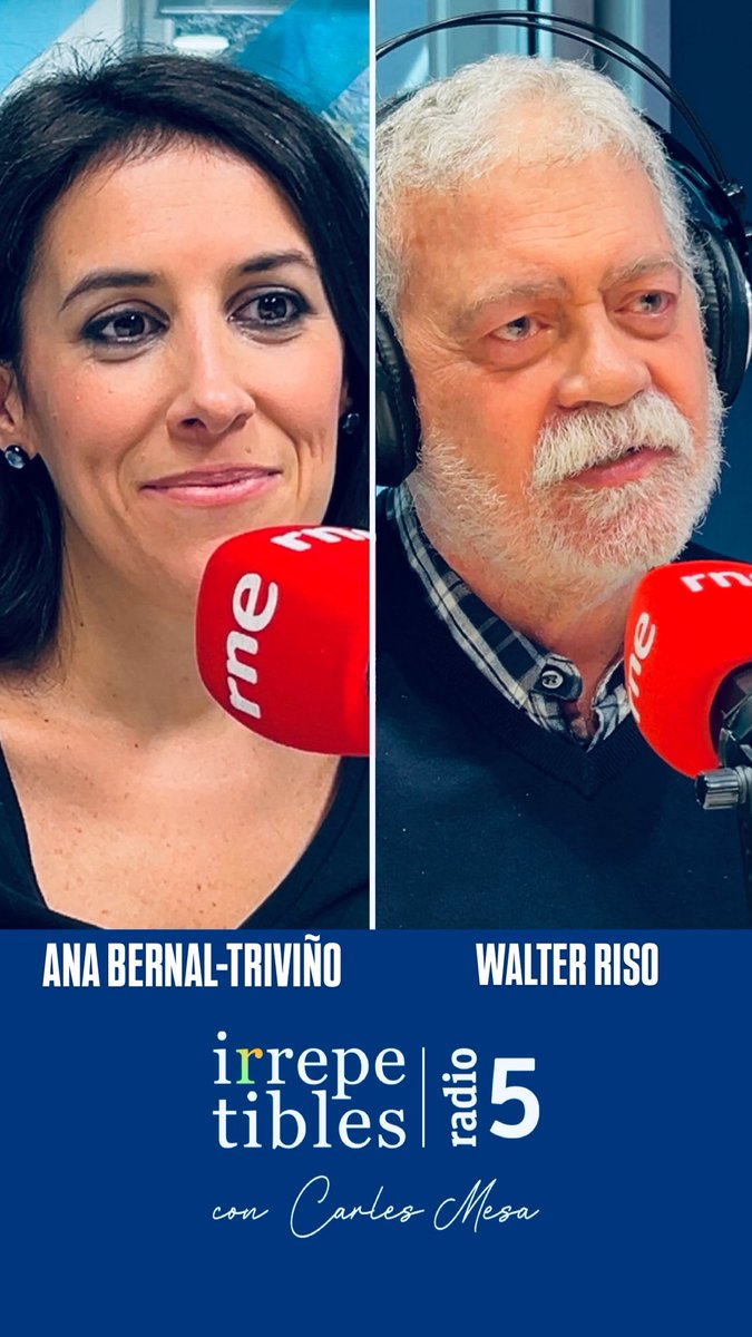 🎙️Nos espera un fin de semana violeta y con mucho amor propio.💜

📰 El sábado, desde <a href="/la_UPC/">Universitat Politècnica de Catalunya (UPC)</a>, la periodista Ana Bernal-Triviño (<a href="/anaisbernal/">Ana Bernal-Triviño</a>). 

😍 El domingo, un referente internacional en psicología, Walter Riso (<a href="/Walter_Riso/">Walter Riso</a>). 

▶️ En <a href="/radio5_rne/">Radio 5</a>, sáb. y dom. 21.30h.