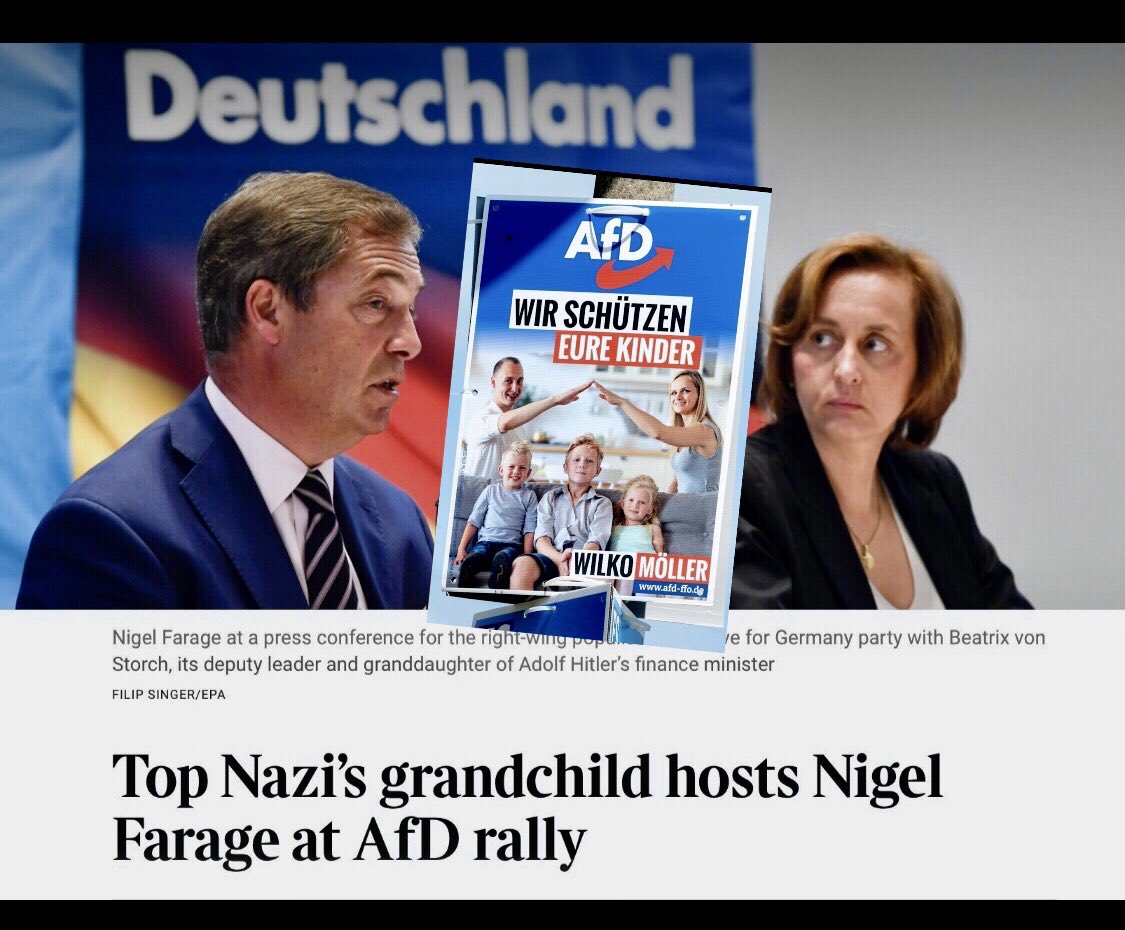 archer_rs's tweet image. The evidence about who Nigel Farage really is has been in plain sight for many years and yet the UK media, in particular the BBC will not rest until they have propelled him to No 10.  

Who funds him?
Why do the media support him?
Who wants him in power?