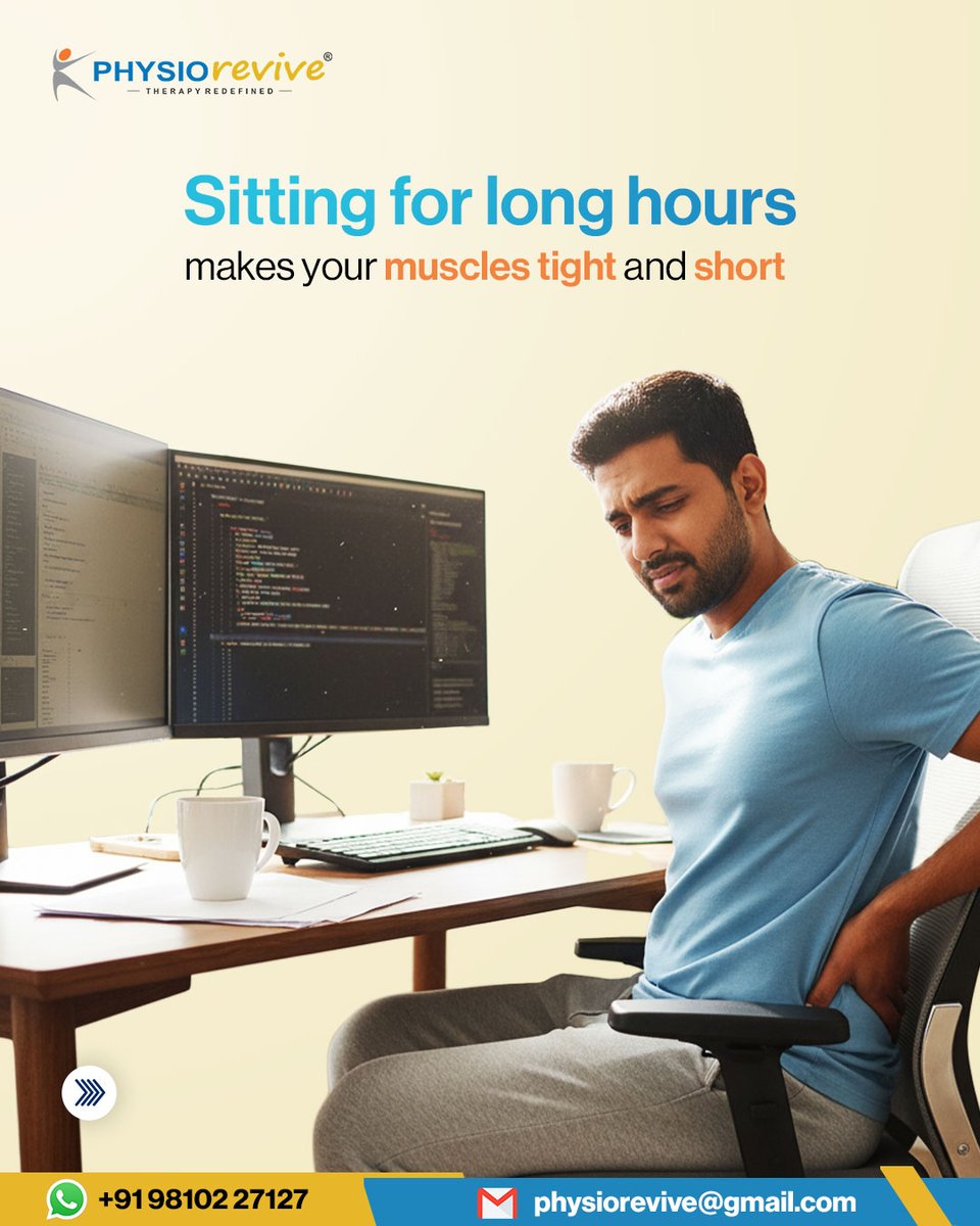 physiorevive's tweet image. Your posture affects everything. Physiotherapy helps you correct it the right way.

Book a physiotherapy consultation today.

[physiotherapy, Body Pain, Fitness, Healthy lifestyle]
#physiorevive #backpain #health #drvikrant