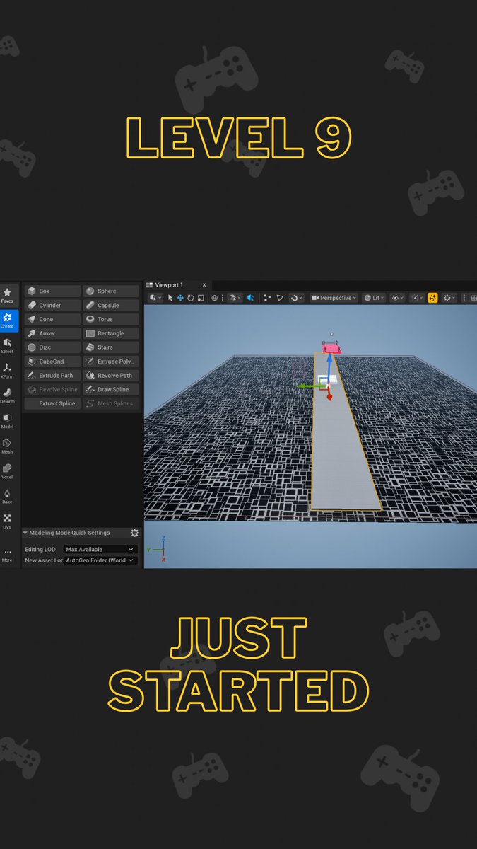 NoobsGames7's tweet image. Hi Guys! I would like to show you finished last level of my current game project! Do you think - 10 levels for PWYW game is enough? 🤔
#IndieGameDev #ue5 #UnrealEngine5 #IndieGameDevs #followfriday