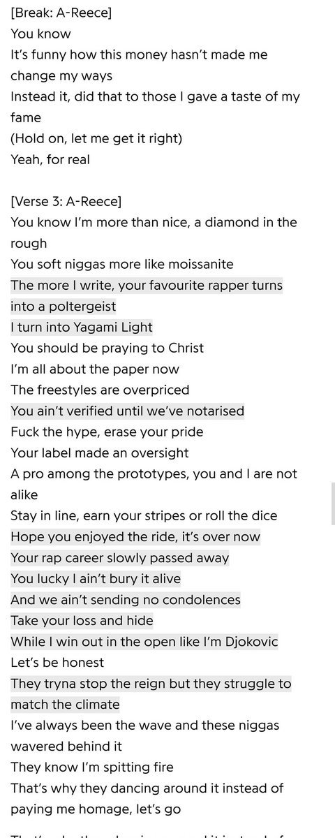 Makoanyane_magz's tweet photo. Everyone went hard on their verse🔥🎶💯🫶❤️
Four Horsemen https://t.co/93UUmei1YA