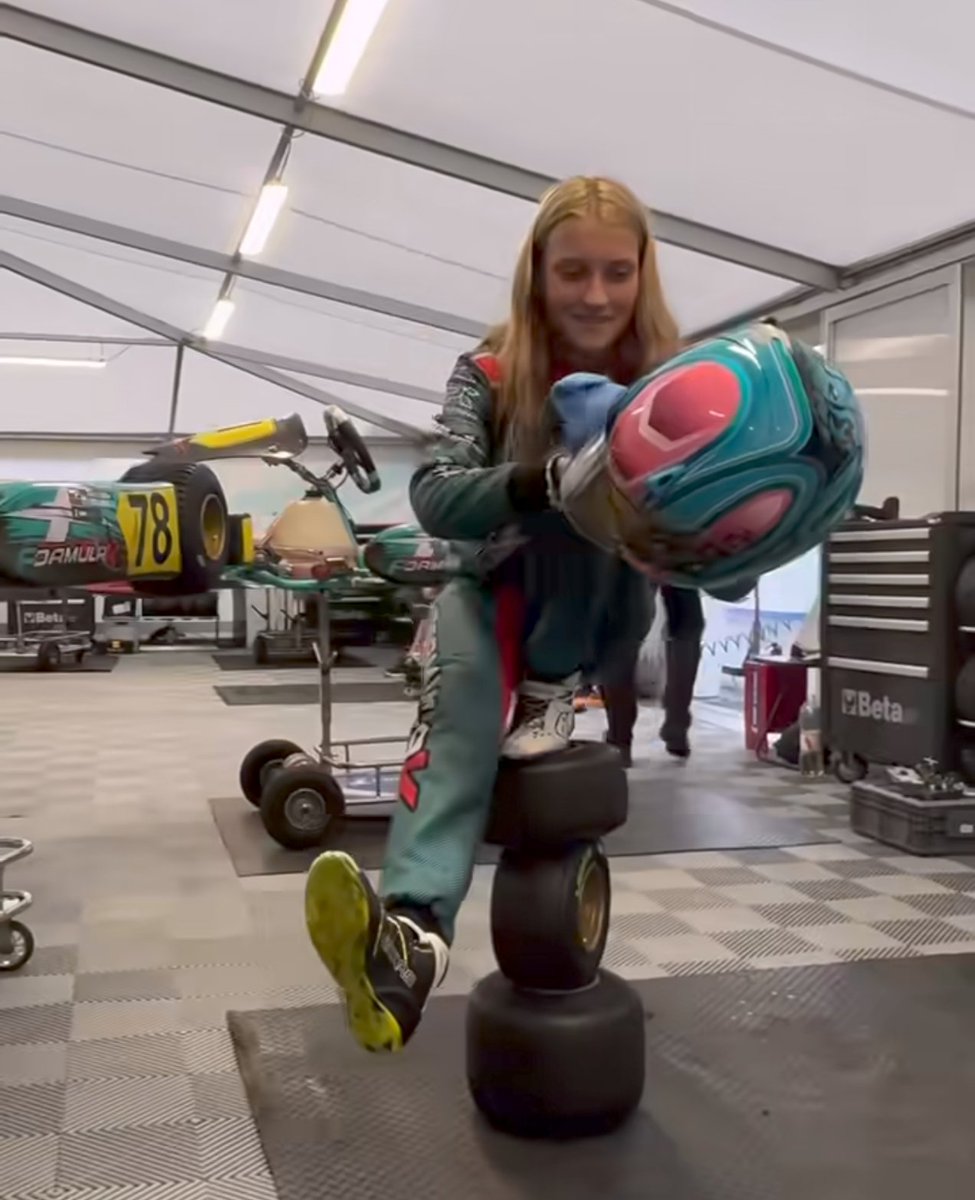 Stiv4F1's tweet image. Tanya Alekseeva, 14 yo. She went from OKJ to OK just this summer but already proved her speed.

This week she competed in 5th round of &quot;Champions of the future. Academy Program&quot; in Al Ain.

OK-N Senior
Final 1: 32 --&amp;gt; 11
Final 2: 7 --&amp;gt; 6

#F1 #F1Academy