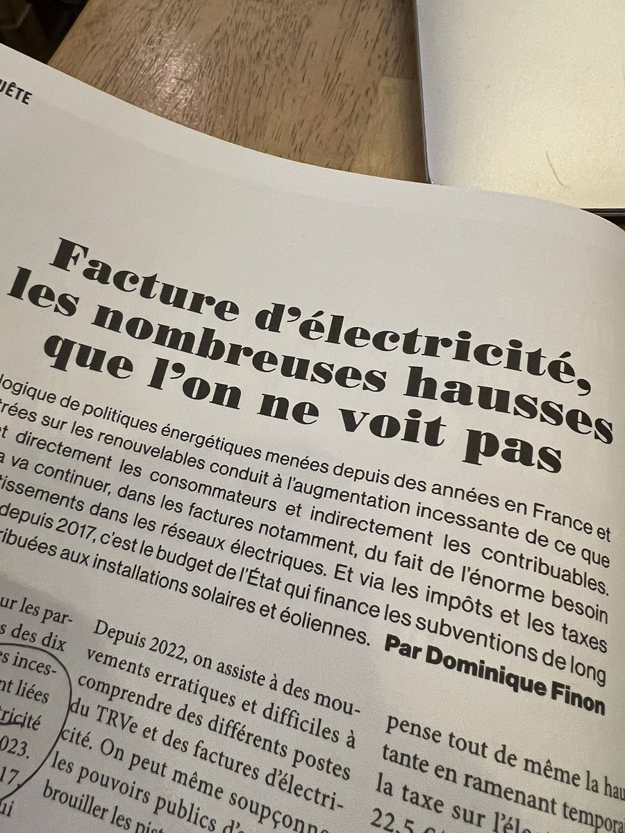 AlexandreJardin's tweet image. Il faut lire cette revue - et voir par le détail hallucinant - l’immensité du délire anti #gueux derrière la flambée de votre #factureElectricite et…
comprendre que même si la #PPE3 n’est pas signée (là on entre dans l’hyper délire anti France) l’inertie de la connerie…