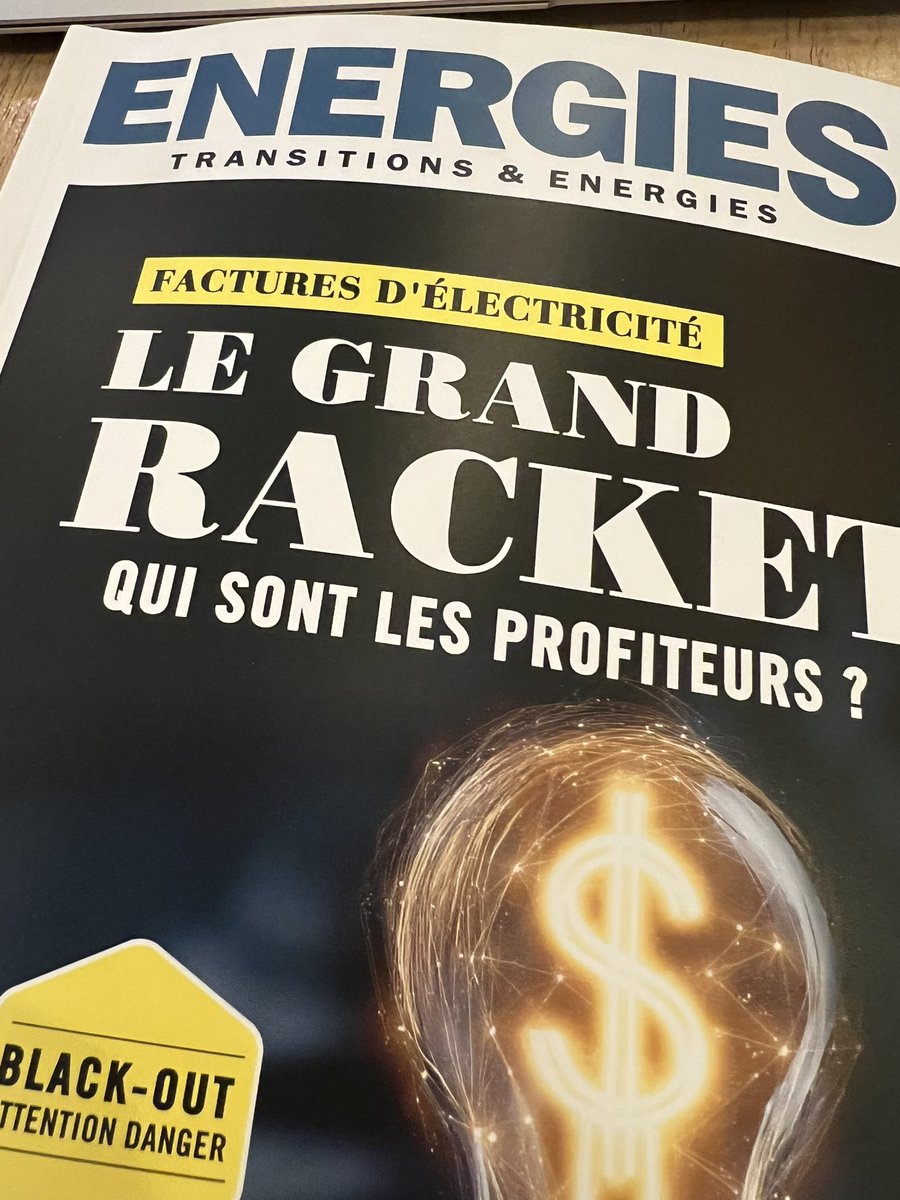 AlexandreJardin's tweet image. Il faut lire cette revue - et voir par le détail hallucinant - l’immensité du délire anti #gueux derrière la flambée de votre #factureElectricite et…
comprendre que même si la #PPE3 n’est pas signée (là on entre dans l’hyper délire anti France) l’inertie de la connerie…