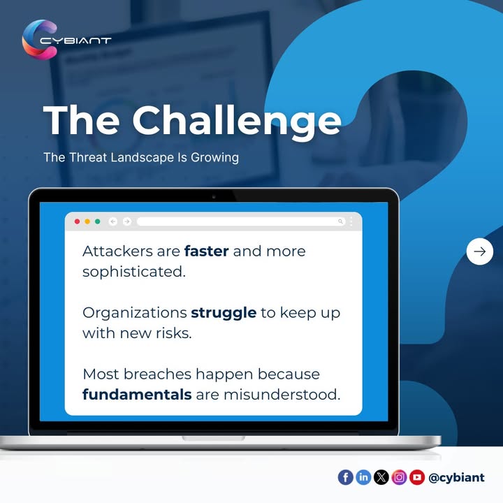 cybiant's tweet image. 🔒 Cyber threats are growing fast. Is your team ready? The #Cybersecurity Fundamentals course teaches practical skills to protect data, secure networks, and respond to attacks. Strengthen your skills and enroll today  👉 zurl.co/nTqYf 

#Cybiant #ISACA