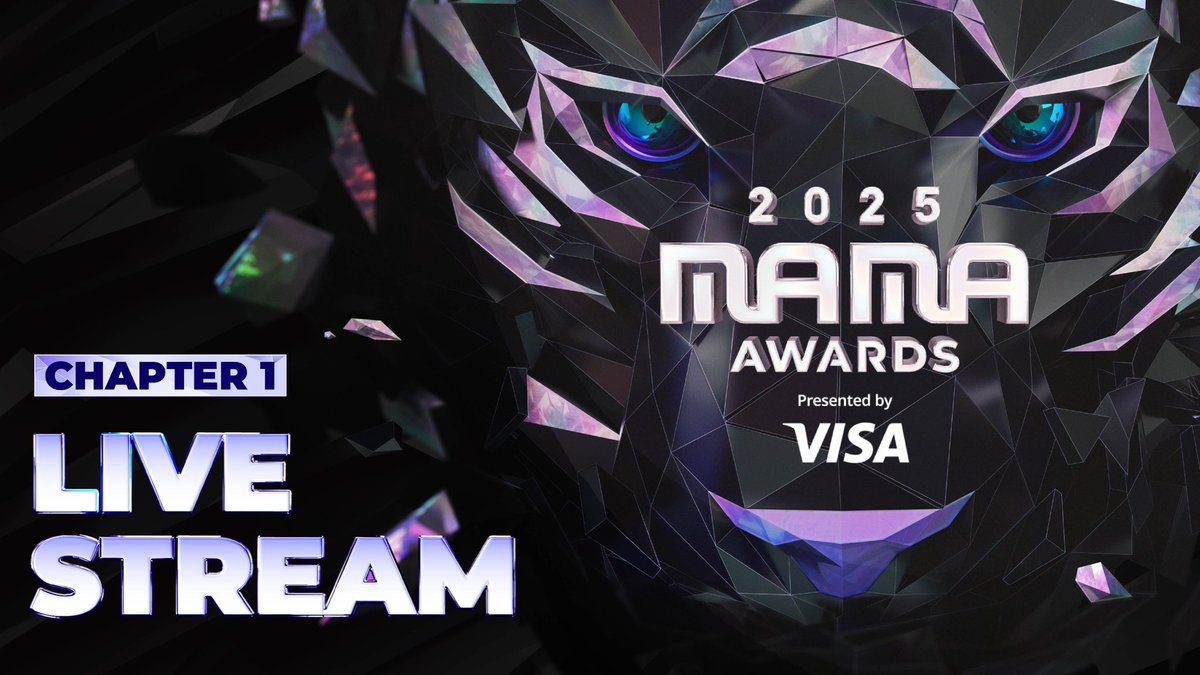 M2MPD's tweet photo. [#2025MAMA] CHAPTER 1 🏆
WORLDWIDE LIVE STREAMING 🔴

Check the link below and watch 2025 MAMA AWARDS CHAPTER 1 on LIVE!

HEAR MY ROAR, UH-HEUNG
2025 MAMA AWARDS

▶ https://t.co/gvFjJUsiVi

#MAMAAWARDS #2025MAMAAWARDS https://t.co/sidvWVAsdQ