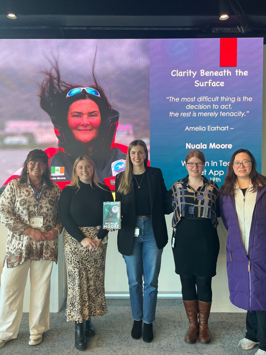 LifeAtNetApp's tweet image. At @NetApp IHQ Cork, we welcomed Guinness World Record holder &amp;amp; Limitless author Nuala Moore, who shared her inspiring journey of resilience, courage &amp;amp; human potential. 🧊💙

#NetApp #LifeAtNetApp #WhyNetApp #NetAppWomenInTechnology #WIT