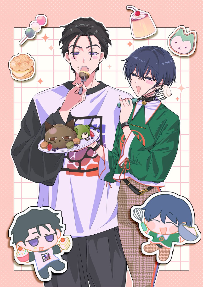 食べる人と作る人🧡💚
#ふみいお
