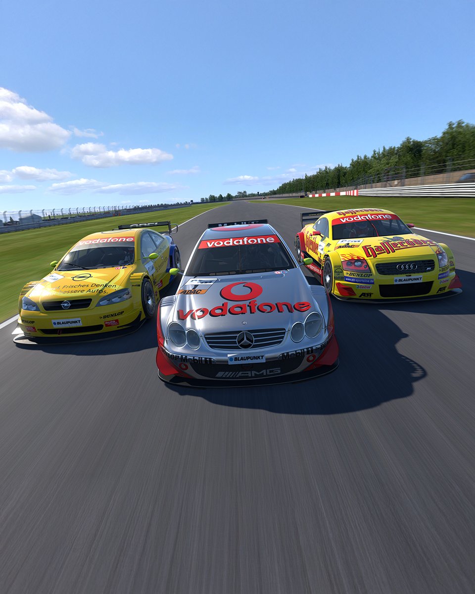 raceroom's tweet image. 🔥DTM 2002 is coming to RaceRoom 🔥

Get ready to relive one of the most iconic seasons ever. 
The full 2002 grid is on the way, including:

⭐️ AMG-Mercedes CLK DTM
⭕️ Abt Audi TT-R 
⚡️ Opel Astra V8 Coupe

All built with authentic liveries and deep attention to detail.