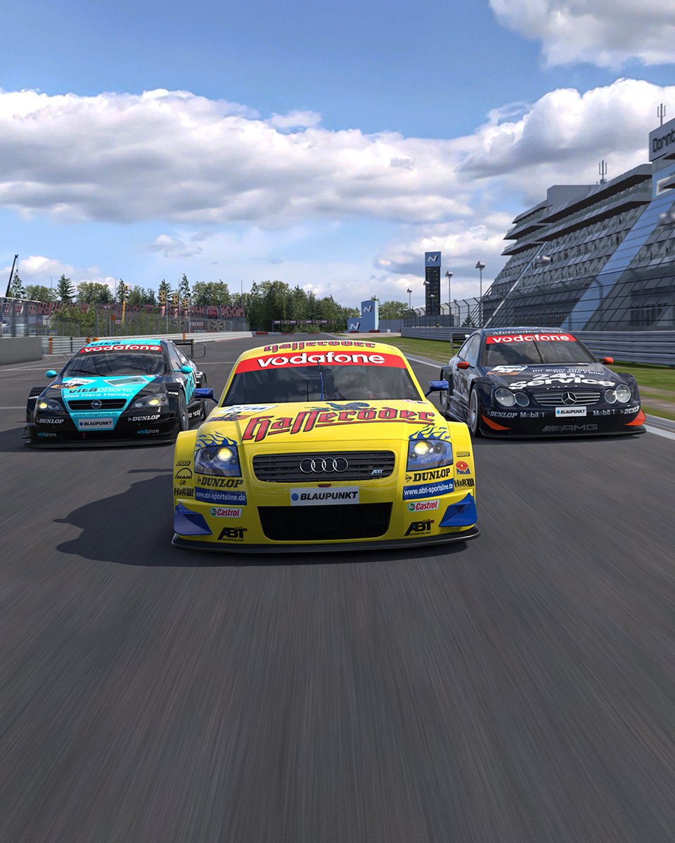 raceroom's tweet image. 🔥DTM 2002 is coming to RaceRoom 🔥

Get ready to relive one of the most iconic seasons ever. 
The full 2002 grid is on the way, including:

⭐️ AMG-Mercedes CLK DTM
⭕️ Abt Audi TT-R 
⚡️ Opel Astra V8 Coupe

All built with authentic liveries and deep attention to detail.