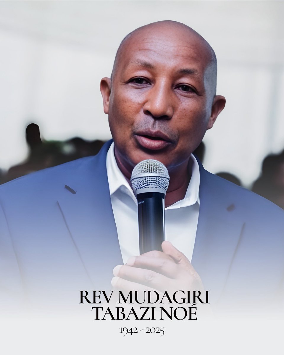 Jyewe n’umuryango wanjye hamwe na AWM/ZTCC tubabajwe n’urupfu rw’umushumba, umubyeyi Papa Reverend Pastor 
MUDAGIRI TABAZI Noé.
Niwe wandeze mugakiza, arambatiza, anyimika kuba umushumba.

Namwigiye ho byinshi:

- Gukunda Imana
- ⁠Gukunda Ijambo ry’Imana
- ⁠Gusesengura Bibiliya