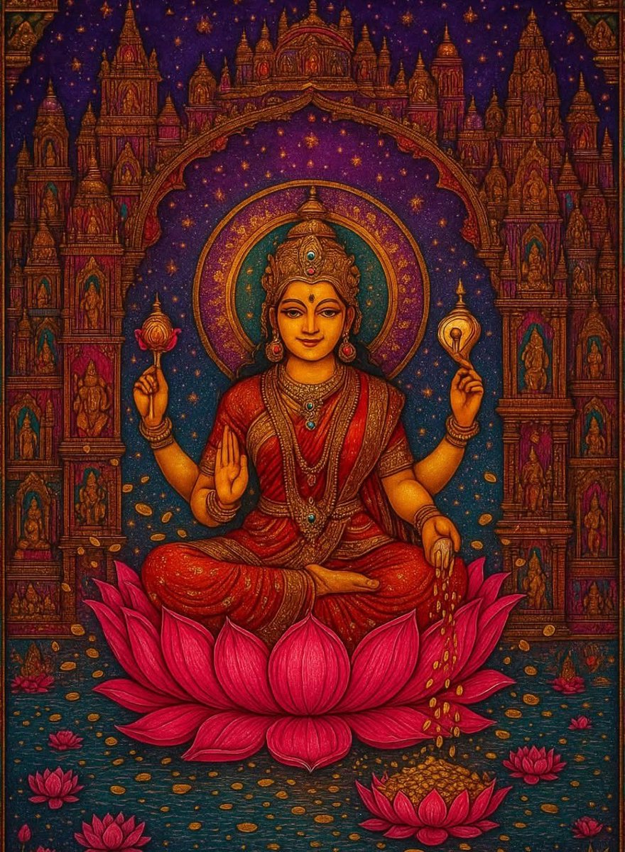 survi166's tweet image. कृपा, वैभव और सौभाग्य का दिव्य स्वरूप !🪷
श्री महालक्ष्मयै मां विश्व जननयी नमो नमः 🙏