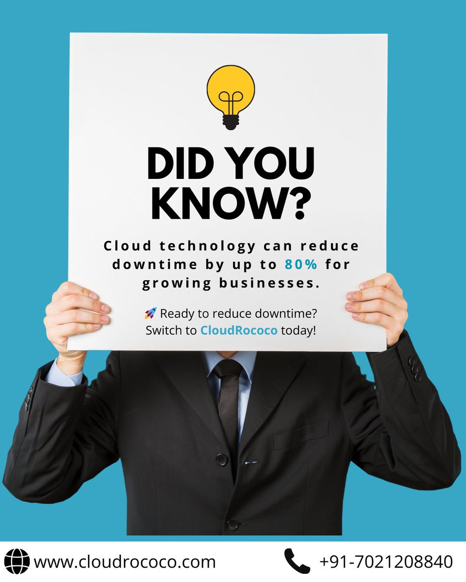 GlobalRoco39561's tweet image. 🔍 Small shift. Big impact.
Cloud reduces downtime — and boosts your performance instantly.
#CloudComputing
#CloudHosting
#CloudTechnology
#DigitalInfrastructure
#TechInnovation
#FutureOfTech
#CloudSolutions