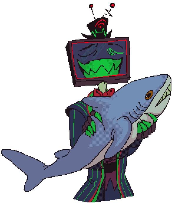 dimno_rawr's tweet image. his dumbass #HazbinHotelVox