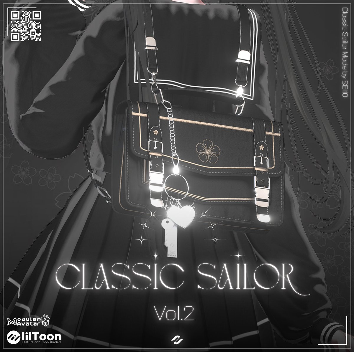 SEI10_VRC's tweet image. 新作「Classic Sailor Vol.2」リリース！ 基本のセーラー服の魅力をしっかり再現しました！✨

RT &amp;amp; FOLLOW EVENT!! ～12/12 

抽選で10名様にFull setをプレゼントします！✨

sei10.booth.pm/items/7701669 

Full=1280円 個別 =640円 

 #VRCHAT #boothPM  #BOOTH